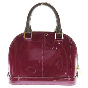 Louis Vuitton Shoulder Vernis Bag Monogram Handbag Alma Miroir